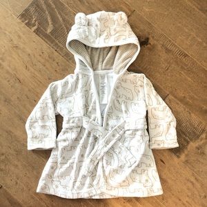 Carter’s Hooded Terry Bear Robe 0-9months